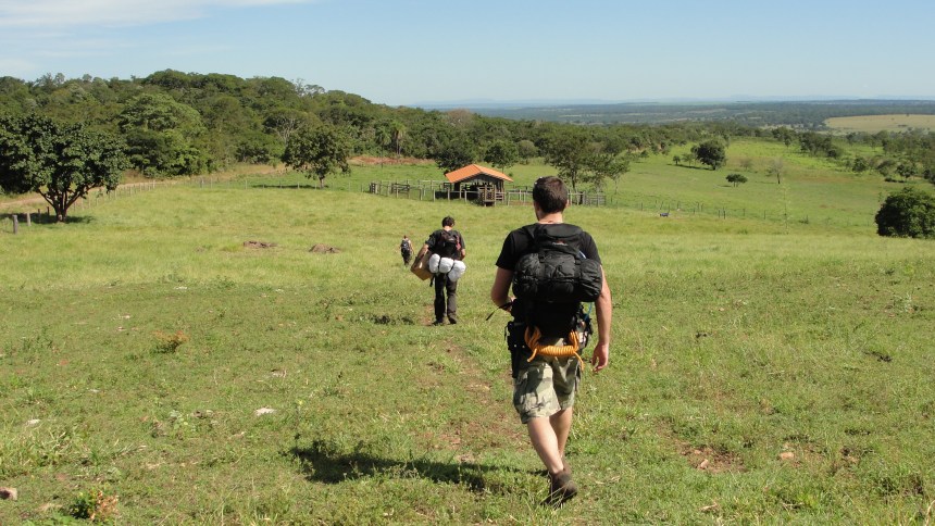 indo para o acampamento