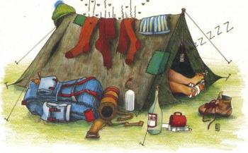 Higiene no acampamento